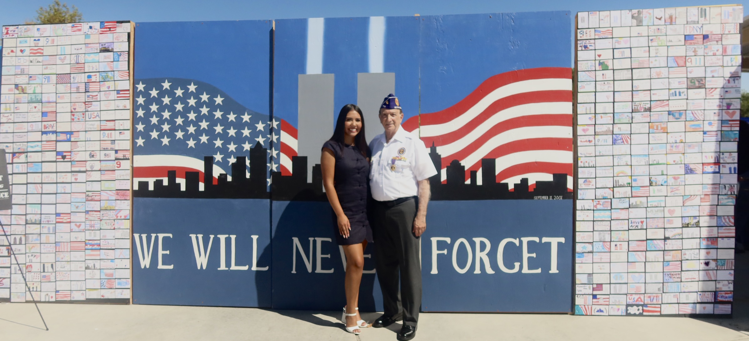 Aiyana Castro at the Las Vegas Ten-13 Club 9/11 Remembrance