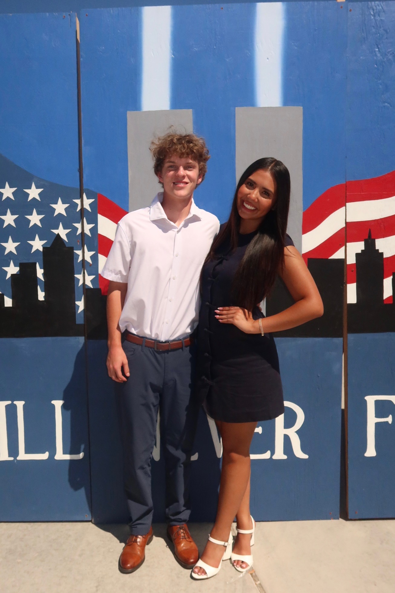Aiyana Castro at the youth-created Las Vegas 9/11 tribute
